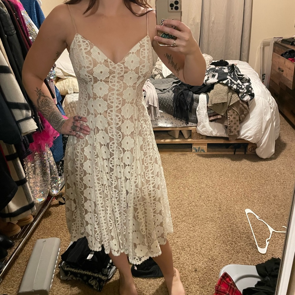 White dress